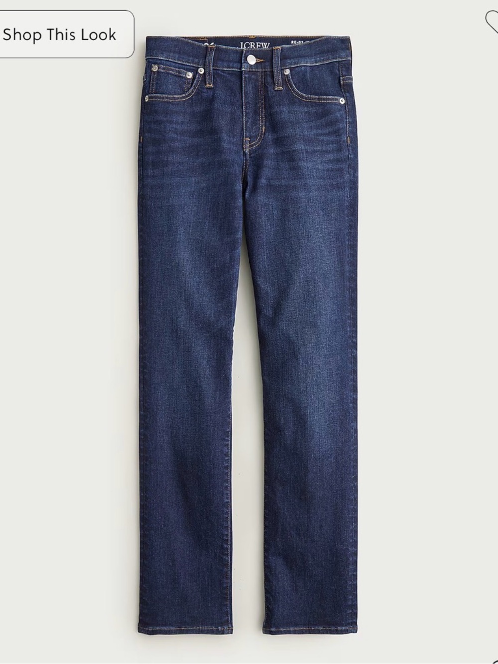 J. Crew Slim Dark Blue Straight Leg Jeans Size 28